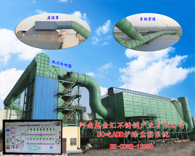 青山金匯50tAOD爐除塵器